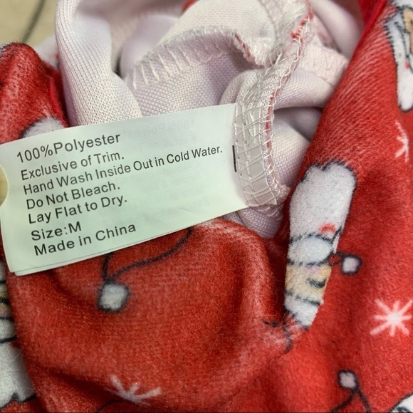 𝅺BAILEY & Bella small breed dog red Santa Claus pyjamas size medium - Picture 6 of 8